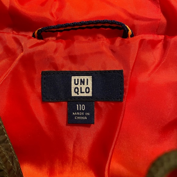 Uniglo Boy Girl Parker Bomber Puffers Winter Jacket - Picture 5 of 5